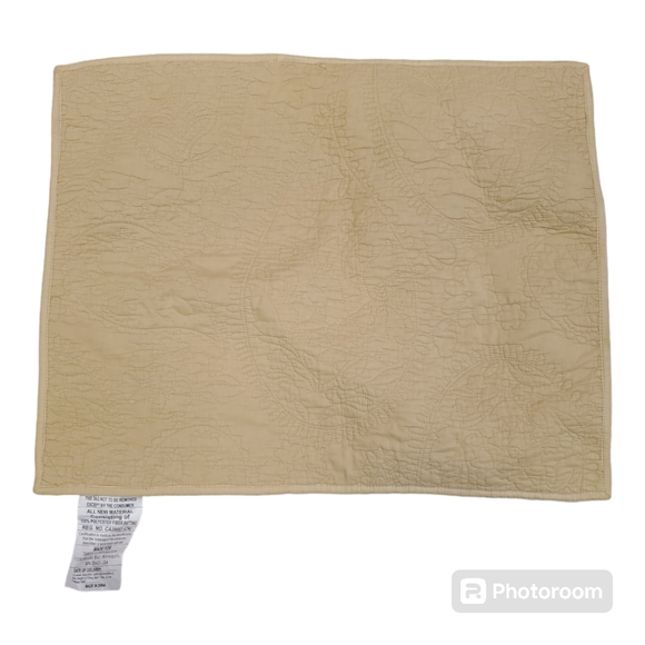 Standard Garment Washed Paisley Stitch Quilt Sham - Picture 2 of 6